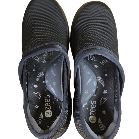 Bzees Coco Black Slip On Washable Shoes Cushioned Walking Womens Size 6.5 M - Picture 7 of 10